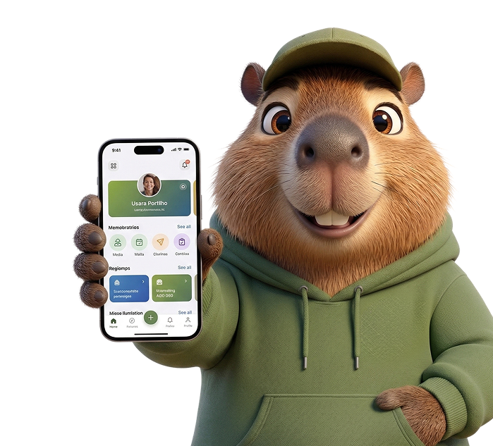 Dommi con celular — busca tu dominio en Domun