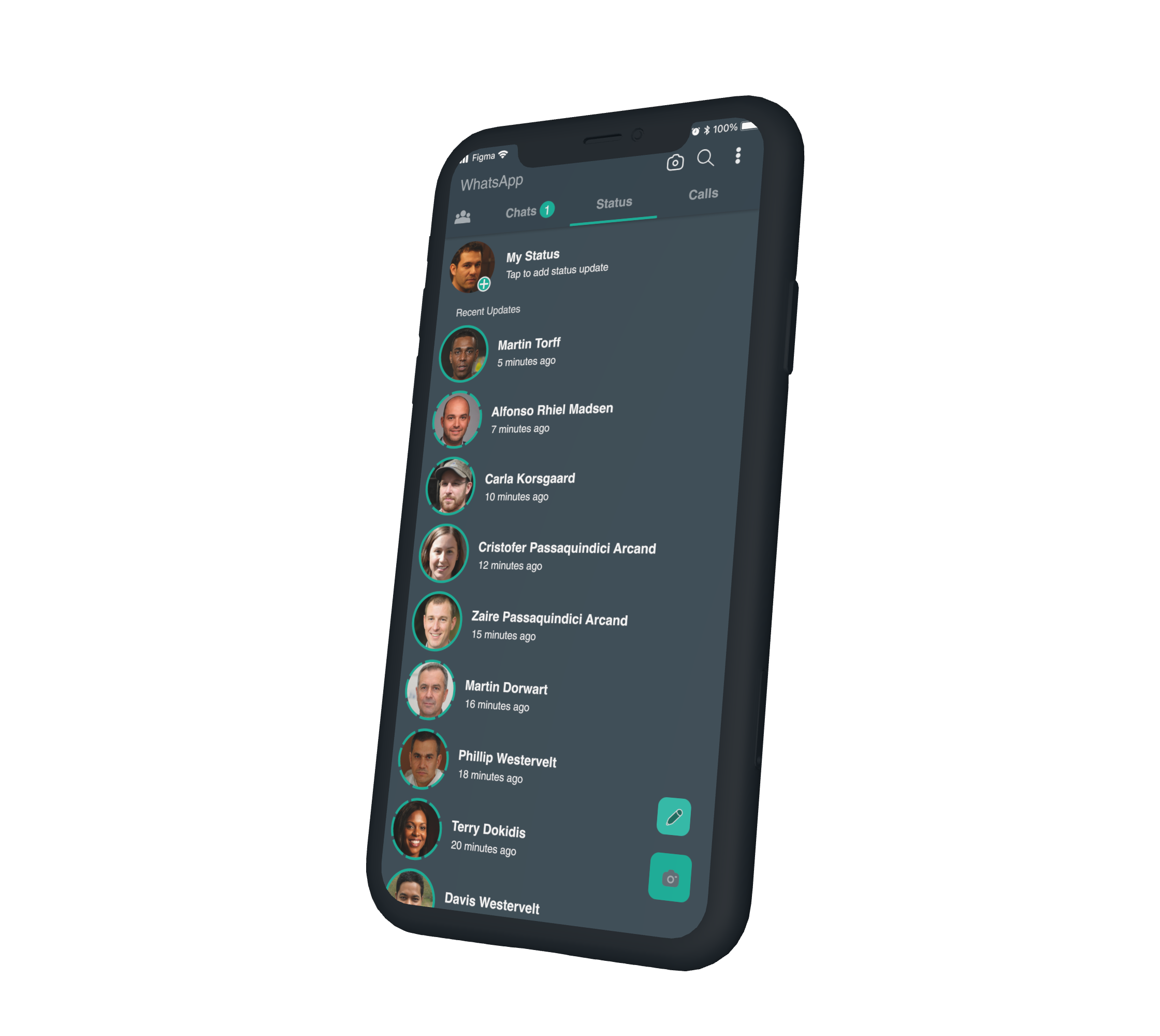 WhatsApp en el teléfono